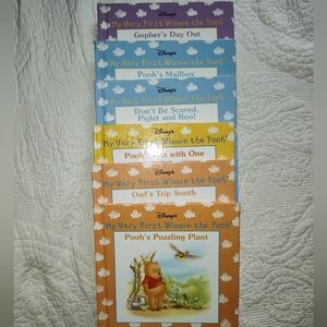 Disney Winnie the Pooh Storybook Collection - Purple, Blue, Yellow, Orange